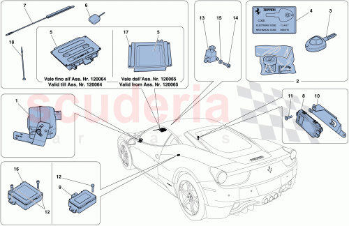Part Diagram for Ferrari 277205