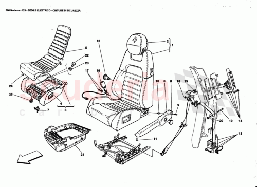 Part Diagram for Ferrari 65802400