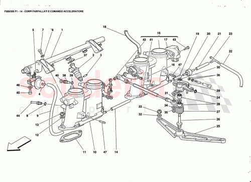Part Diagram for Ferrari 182213