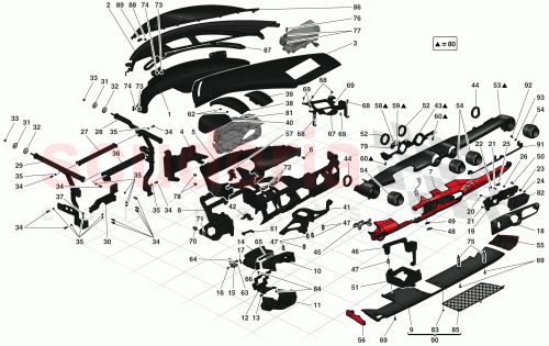 Part Diagram for Ferrari 86210500