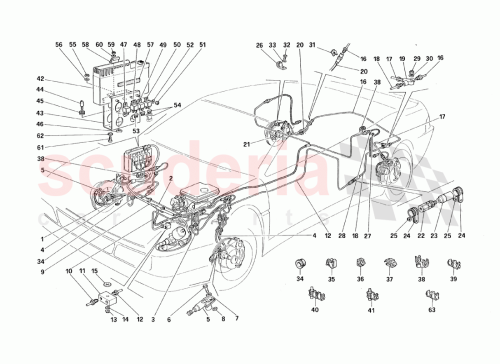 Part Diagram for Ferrari 116374