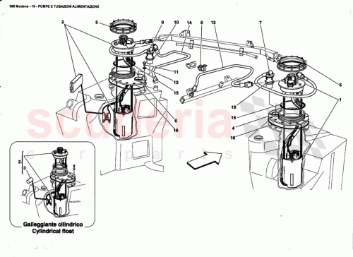Part Diagram for Ferrari 196483