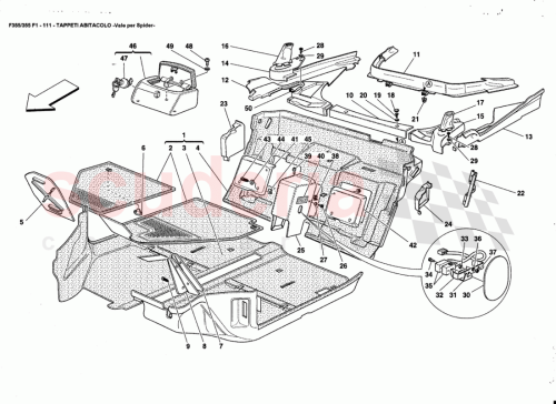 Part Diagram for Ferrari 648205