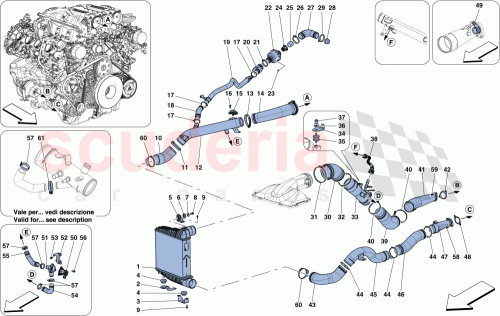 Part Diagram for Ferrari 304446