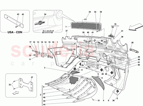 Part Diagram for Ferrari 80955300