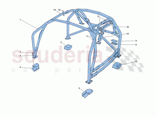 Part Diagram for Ferrari 83451000