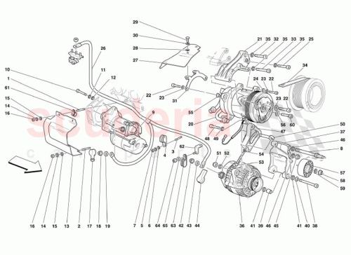 Part Diagram for Ferrari 14307834
