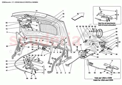 Part Diagram for Ferrari 63709100