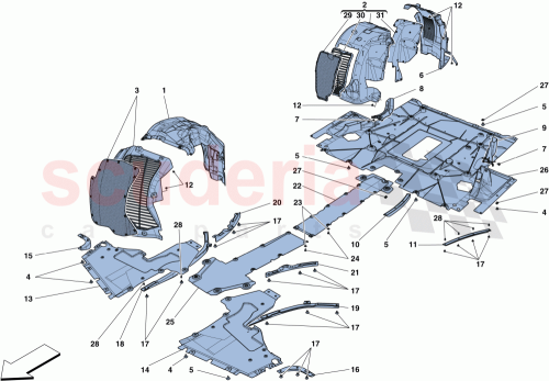 Part Diagram for Ferrari 88164800