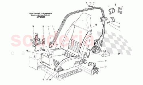 Part Diagram for Ferrari 70000705