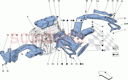 Part Diagram for Ferrari 86170700
