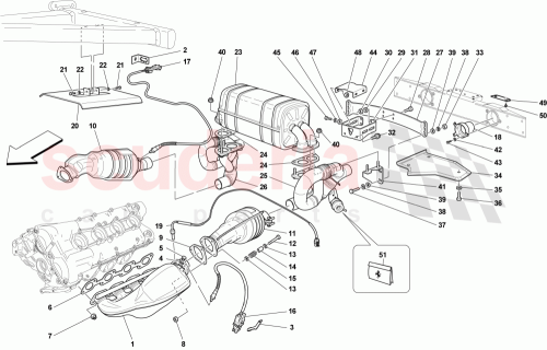 Part Diagram for Ferrari 70001588