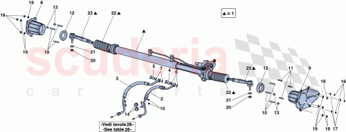Part Diagram for Ferrari 13543434