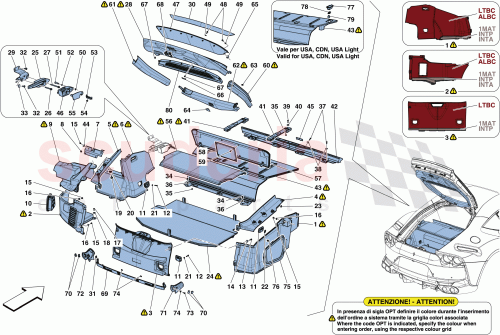 Part Diagram for Ferrari 761653