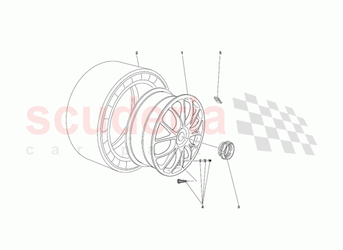 Part Diagram for Ferrari 223112