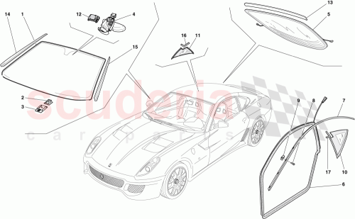 Part Diagram for Ferrari 68579200