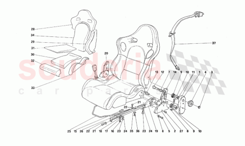 Part Diagram for Ferrari 62742300