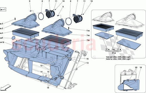 Part Diagram for Ferrari 308398