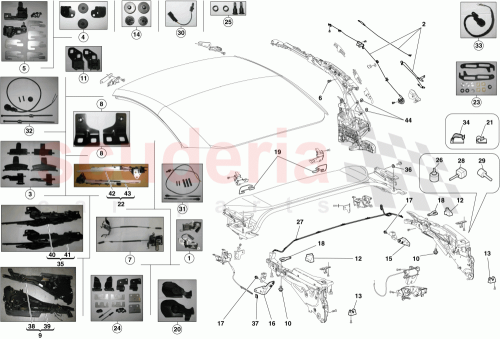 Part Diagram for Ferrari 82394300