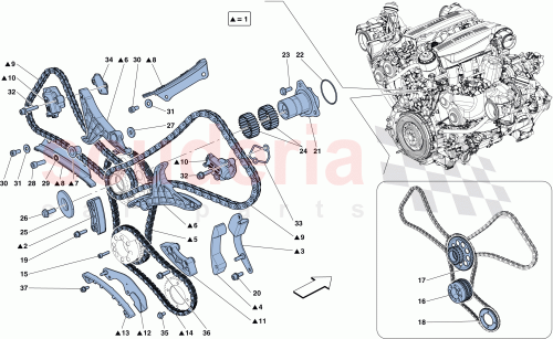 Part Diagram for Ferrari 284899
