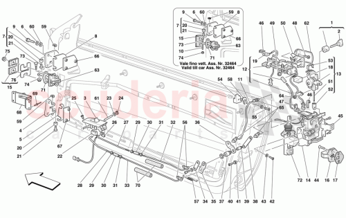 Part Diagram for Ferrari 65510800