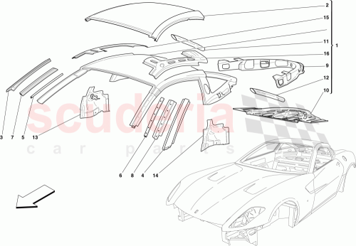 Part Diagram for Ferrari 68052211