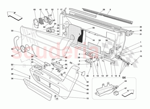 Part Diagram for Ferrari 62767100