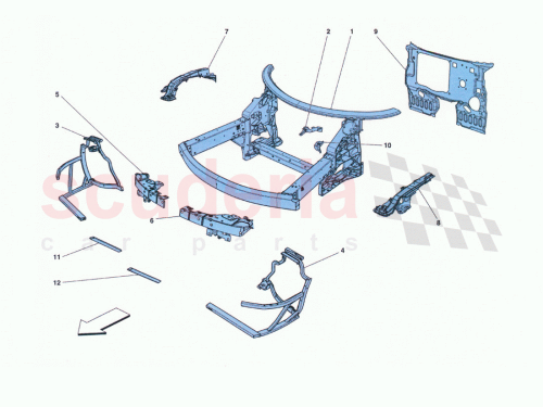 Part Diagram for Ferrari 83283100
