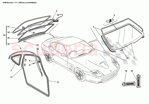 Part Diagram for Ferrari 66671700