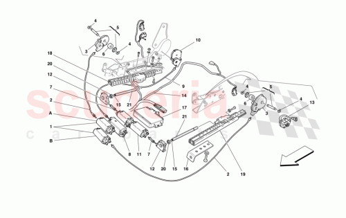 Part Diagram for Ferrari 65877200