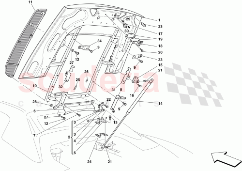 Part Diagram for Ferrari 81643900