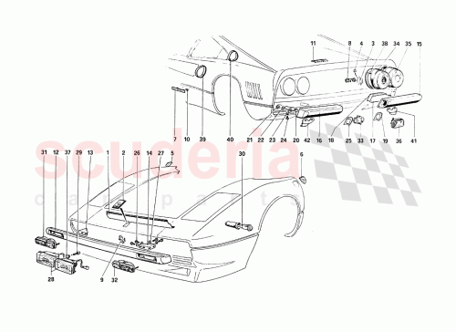 Part Diagram for Ferrari 60670000