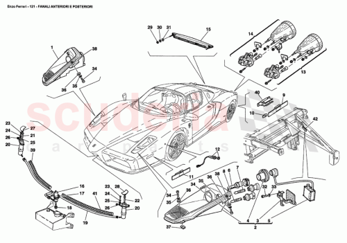 Part Diagram for Ferrari 65164700