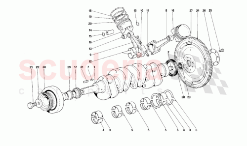 Part Diagram for Ferrari 132350