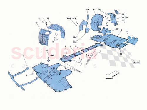 Part Diagram for Ferrari 13287724