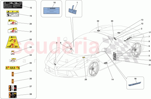Part Diagram for Ferrari 307912