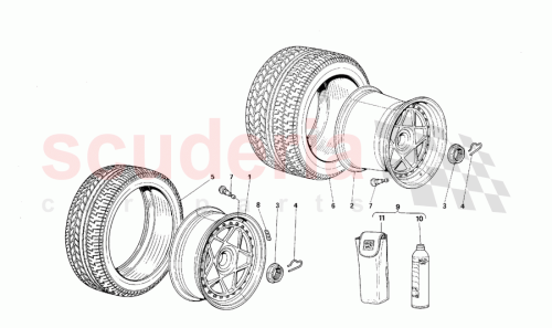 Part Diagram for Ferrari 134250