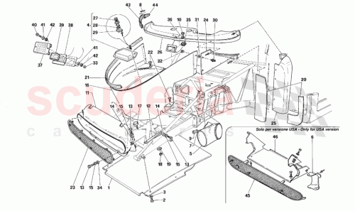 Part Diagram for Ferrari 62302700