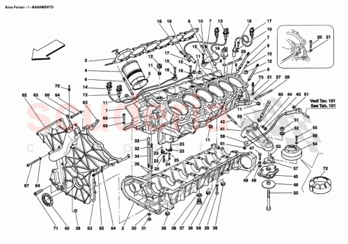 Part Diagram for Ferrari 164877