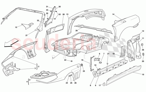 Part Diagram for Ferrari 66333700