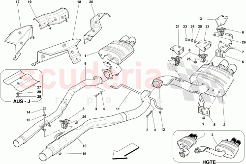 Part Diagram for Ferrari 217349
