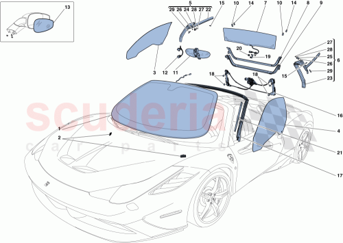 Part Diagram for Ferrari 84413900