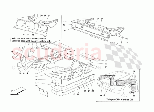 Part Diagram for Ferrari 63596200