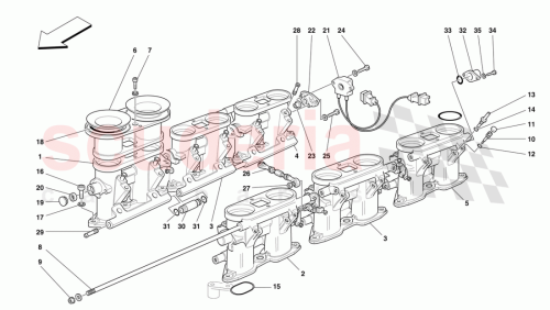 Part Diagram for Ferrari 162694