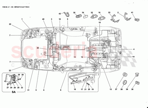 Part Diagram for Ferrari 158042