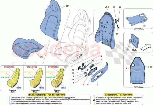 Part Diagram for Ferrari 89396900