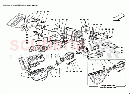 Part Diagram for Ferrari 181967