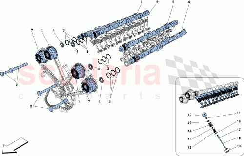 Part Diagram for Ferrari 197975