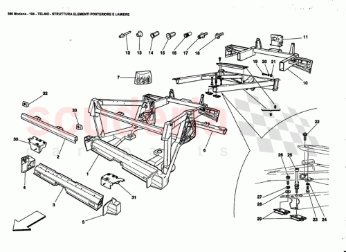Part Diagram for Ferrari 65719100