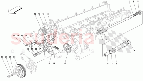 Part Diagram for Ferrari 154388